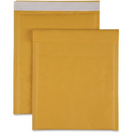 Sparco Bubble Cushioned Mailers, Size 2, 8.5" x 12", Kraft, PK100 SPR74982